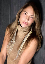 Feather Earrings White-Tribe of Two